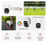 MERCUSYS smart κάμερα MC500, 1080p, WiFi, PTZ, SD, IP65, EU/1.0 3