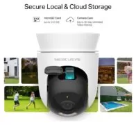 MERCUSYS smart κάμερα MC500, 1080p, WiFi, PTZ, SD, IP65, EU/1.0 8