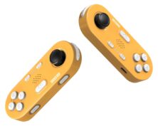 MECOOL σετ ασύρματων motion gamepad KidzMove GM2 για smart TV & TV Box, κίτρινο, 2τμχ