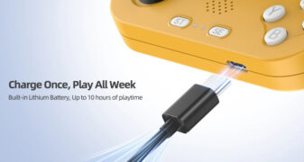 MECOOL σετ ασύρματων motion gamepad KidzMove GM2 για smart TV & TV Box, κίτρινο, 2τμχ 8