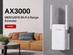 MERCUSYS range extender ME80X, WiFi 6, 3000Mbps AX3000, V1.0 2