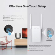 MERCUSYS range extender ME80X, WiFi 6, 3000Mbps AX3000, V1.0 6
