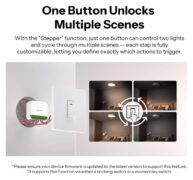 SONOFF smart διακόπτης MINI DUO, 2 κανάλια, WiFi, συμβατός με Matter, 16A, λευκός 2