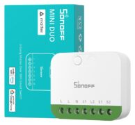 SONOFF smart διακόπτης MINI DUO, 2 κανάλια, WiFi, συμβατός με Matter, 16A, λευκός 5