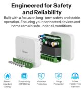 SONOFF smart διακόπτης MINI DUO, 2 κανάλια, WiFi, συμβατός με Matter, 16A, λευκός 8