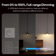 SONOFF smart επιτοίχιος διακόπτης dimmer Orb-DIM, WiFi, Matter, 400W, λευκός 18 SONOFF smart επιτοίχιος διακόπτης dimmer Orb-DIM, WiFi, Matter, 400W, λευκός 5