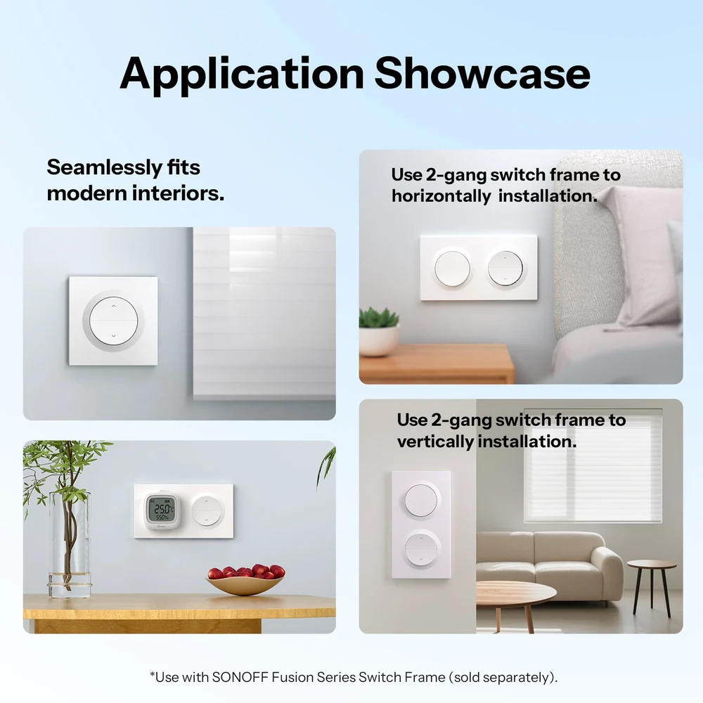 SONOFF smart επιτοίχιος διακόπτης ρολών Orb-RBS, WiFi, Matter, 1A, λευκός 8 SONOFF smart επιτοίχιος διακόπτης ρολών Orb-RBS, WiFi, Matter, 1A, λευκός - Image 6