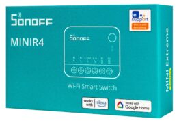 SONOFF smart διακόπτης MINIR4, 2 κανάλια, WiFi, 10A, λευκός 4