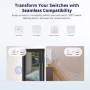 SONOFF smart διακόπτης MINIR4, 2 κανάλια, WiFi, 10A, λευκός 7