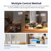 SONOFF smart διακόπτης MINIR4, 2 κανάλια, WiFi, 10A, λευκός 9