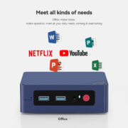 BEELINK mini PC Mini S13, Intel N150, 12GB, 512GB M.2, Windows 11 Pro 11
