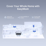 MERCUSYS router MR47BE, WiFi 7, 9.3Gbps BE9300, Tri-Band, V2.0 9