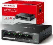 MERCUSYS Desktop Switch MS105GP, 5x 10/100/1000 Mbps, PoE+, V.3.0 7