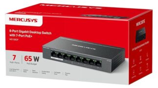 MERCUSYS Desktop Switch MS108GP, 8x 10/100/1000 Mbps, PoE+, V.1.20 7