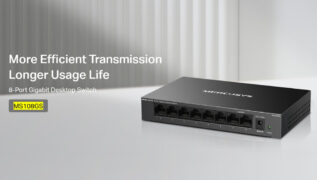 MERCUSYS desktop switch MS108GS, 8x Gigabit θύρες, V1.0 2