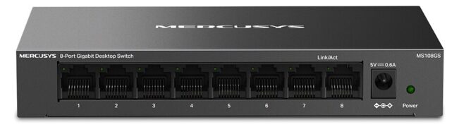 MERCUSYS desktop switch MS108GS, 8x Gigabit θύρες, V1.0 1