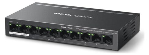 MERCUSYS desktop switch MS110P, 10x 10/100Mbps θύρες, PoE+, V1.0 16 MERCUSYS desktop switch MS110P, 10x 10/100Mbps θύρες, PoE+, V1.0 3