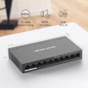 MERCUSYS desktop switch MS110P, 10x 10/100Mbps θύρες, PoE+, V1.0 24 MERCUSYS desktop switch MS110P, 10x 10/100Mbps θύρες, PoE+, V1.0 11