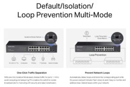 MERCUSYS desktop/rackmount switch MS116GS, 16x Gigabit θύρες, V1.0 3