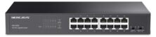 MERCUSYS desktop/rackmount switch MS116GS, 16x Gigabit θύρες, V1.0