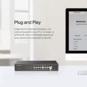 MERCUSYS desktop/rackmount switch MS116GS, 16x Gigabit θύρες, V1.0 4