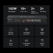 MERCUSYS rackmount switch MS120GP, 20x Gigabit θύρες, PoE+, V1.0 16 MERCUSYS rackmount switch MS120GP, 20x Gigabit θύρες, PoE+, V1.0 4