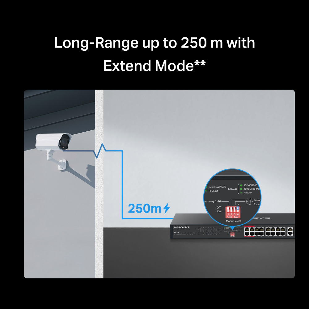 MERCUSYS rackmount switch MS120GP, 20x Gigabit θύρες, PoE+, V1.0 8 MERCUSYS rackmount switch MS120GP, 20x Gigabit θύρες, PoE+, V1.0 - Image 6
