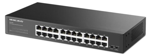 MERCUSYS desktop/rackmount switch MS124GS, 24x Gigabit θύρες, V1.0 10 MERCUSYS desktop/rackmount switch MS124GS, 24x Gigabit θύρες, V1.0 4