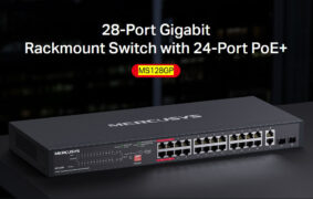 MERCUSYS rackmount switch MS128GP, 28x Gigabit θύρες, PoE+, V1.0 2