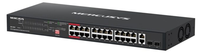 MERCUSYS rackmount switch MS128GP, 28x Gigabit θύρες, PoE+, V1.0 3