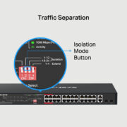 MERCUSYS rackmount switch MS128GP, 28x Gigabit θύρες, PoE+, V1.0 7