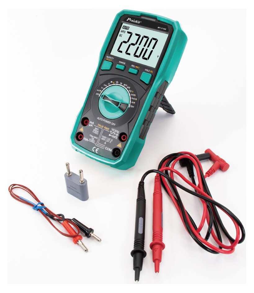 PROSKIT ψηφιακό πολύμετρο MT-1710N, μέτρηση AC/DC, True RMS, NCV 7 PROSKIT ψηφιακό πολύμετρο MT-1710N, μέτρηση AC/DC, True RMS, NCV - Image 5
