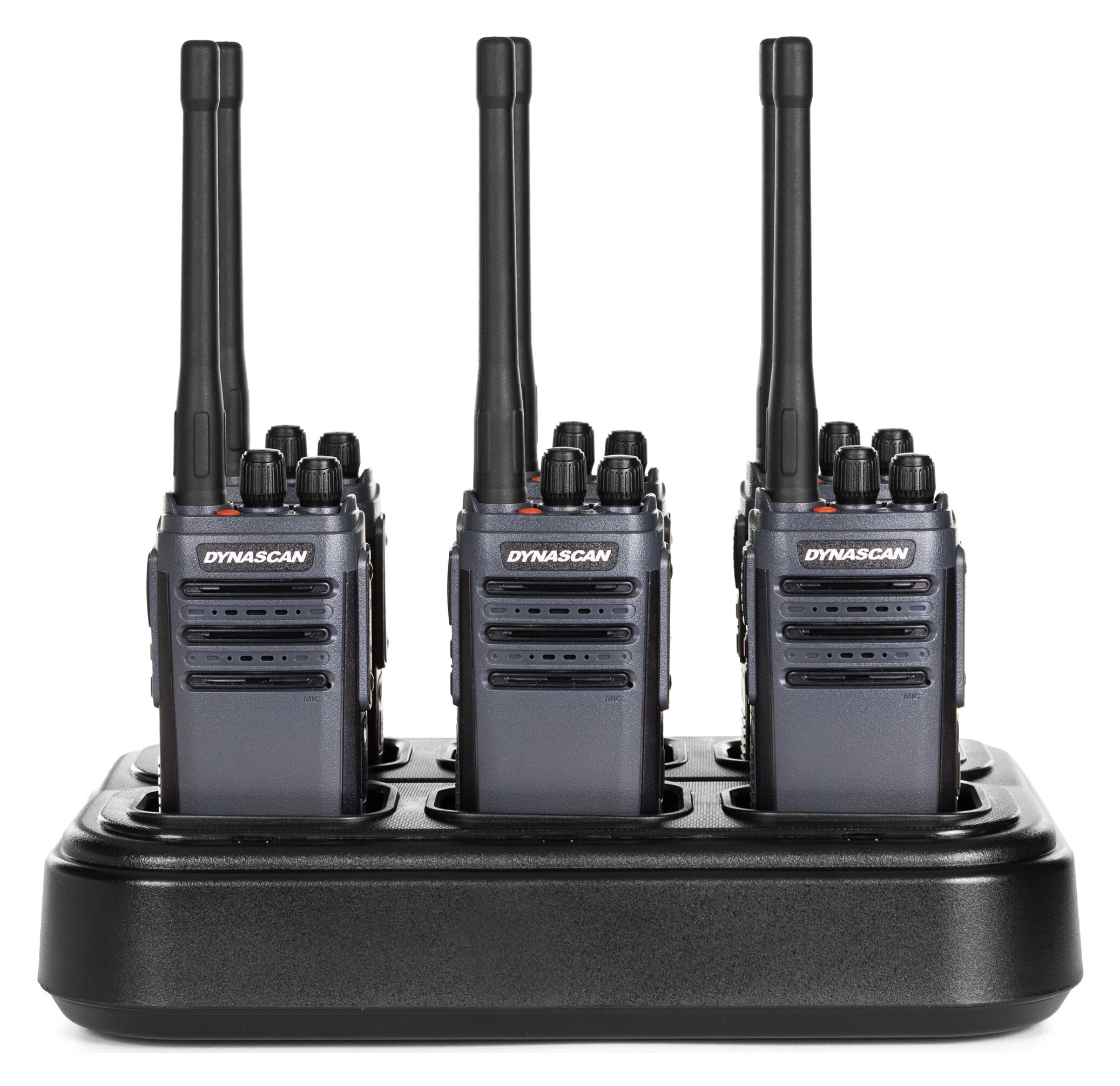 Pack 6 Dynascan EU-55 PMR-446 με πολλαπλό φορτιστή