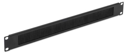 POWERTECH βούρτσα προστασίας για rack NETW-0030, 19"/1U, μεταλλικό, μαύρο 1