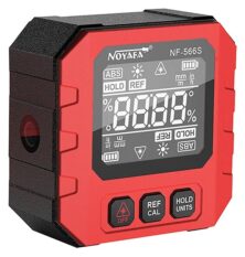 NOYAFA ψηφιακό γωνιόμετρο laser NF-566S, 4x90°, μαγνητικό σώμα, 390mAh
