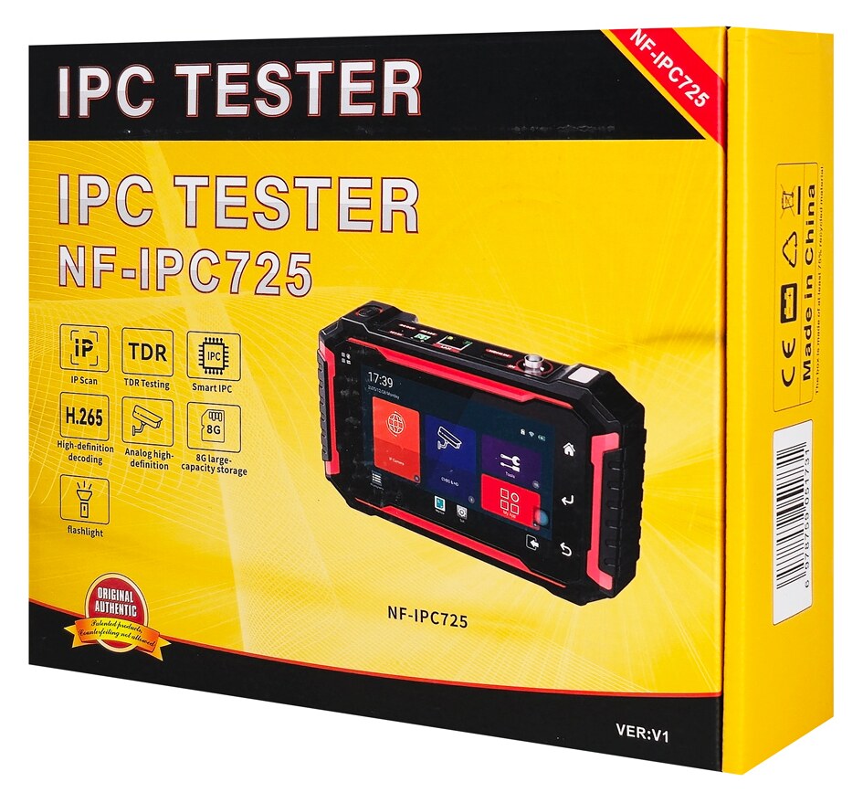NOYAFA CCTV & IP tester NF-IPC725 με 5.5" IPS οθόνη, 8MP CVI/TVI/AHD camera test, cable tester 7 NOYAFA CCTV & IP tester NF-IPC725 με 5.5" IPS οθόνη, 8MP CVI/TVI/AHD camera test, cable tester - Image 5