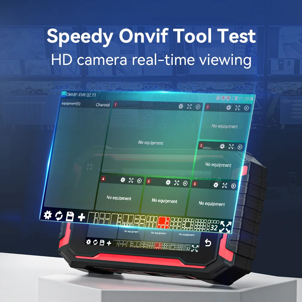 NOYAFA CCTV & IP tester NF-IPC725 με 5.5" IPS οθόνη, 8MP CVI/TVI/AHD camera test, cable tester 10 NOYAFA CCTV & IP tester NF-IPC725 με 5.5" IPS οθόνη, 8MP CVI/TVI/AHD camera test, cable tester - Image 8