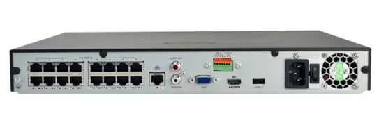 UNIARCH NVR καταγραφικό NVR-216S2-P16, H.265/H.264, 8MP, 16 κανάλια PoE 2