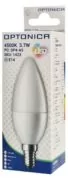OPTONICA LED λάμπα candle C37 1423, 3.7W, 4500K, E14, 320lm 2