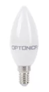 OPTONICA LED λάμπα C37 1425, 5.5W, 6000K, E14, 450lm 1