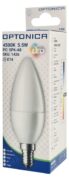 OPTONICA LED λάμπα candle C37 1426, 5,5W, 4500K, E14, 450lm 3