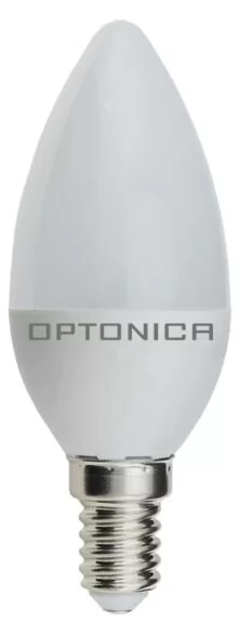 OPTONICA LED λάμπα candle C37 1426, 5,5W, 4500K, E14, 450lm