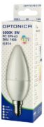 OPTONICA LED λάμπα candle C37 1428, 8W, 6000K, 710lm, E14 3