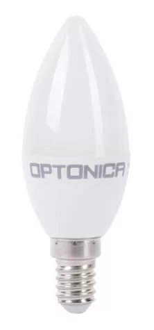 OPTONICA LED λάμπα candle C37 1430, 8W, 2700K, 710lm, E14