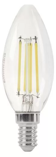 OPTONICA LED λάμπα candle C35 1472, Filament, 4W, 2700K, 400lm, E14