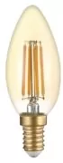 OPTONICA LED λάμπα Candle C35 Filament 1490, 4W, 2500K, E14, 400lm