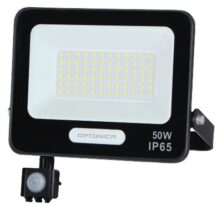 OPTONICA LED προβολέας 15857 με αισθητήρα κίνησης, 50W, 6000K, IP65