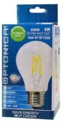 OPTONICA LED λάμπα A60 Filament 1858, 4W, 4500K, E27, 400lm 2