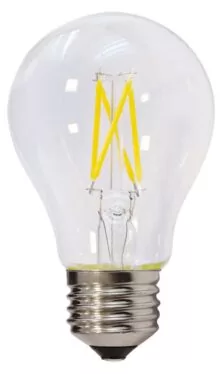 OPTONICA LED λάμπα A60 Filament 1858, 4W, 4500K, E27, 400lm