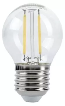 OPTONICA LED λάμπα G45 1866, Filament, 2W, 2700K, 200lm, E27
